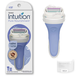 intuition pure nourishment shaver + 2 blades
