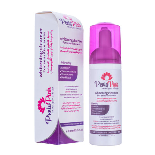 pearla pink whitening cleanser for sensitive areas 150ml