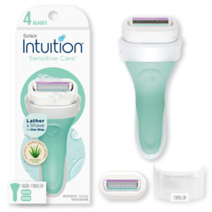 intuition sensetive care shaver + 2 blades