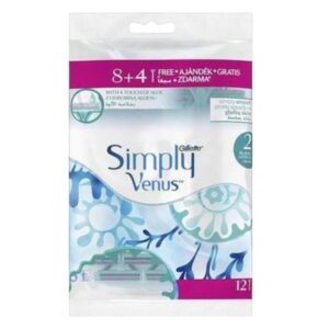 gillette venus simply 12pcs packet